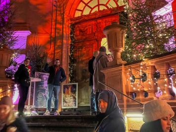 Straßenaktion: Weihnachtskartenpost